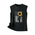thumbnail image 4 of IROINNID Women's Round Neckline T-Shirt Sleeveless 4th Of July Summer Casual Loose Tops America Independence Day, 4 of 5