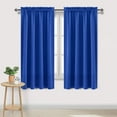 thumbnail image 5 of Qiweii Scandinavian Solid Color Silk Curtains, Heat Insulation Energy Saving Curtains, Bedroom Kitchen Home Decor, 5 of 5