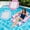 1*light blue+1*pink, variant on Inflatable Pool Chair Beach Lounger Water Hammock Floats for Adults Floaty Rafts Floating Chairs Lounge Raft Square Pool Float Inflatables Multi-functional 4 in 1 Foldable Backyard Large