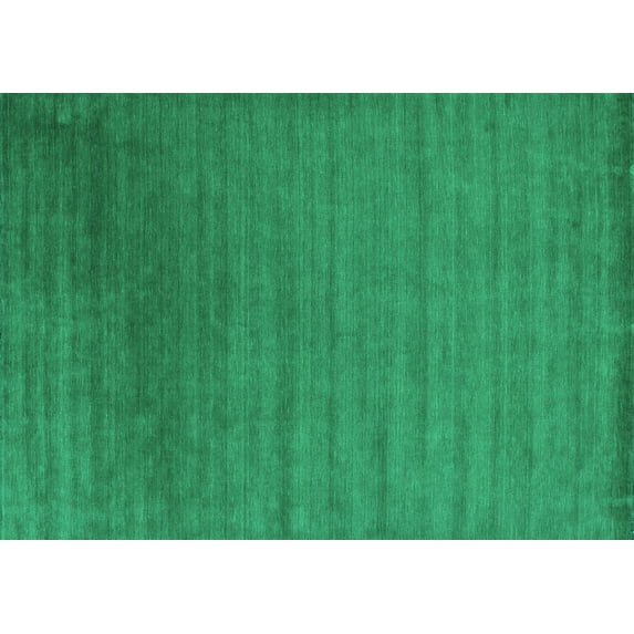 Ahgly Company Machine Washable Indoor Rectangle Abstract Turquoise Blue Contemporary Area Rugs, 8' x 12'