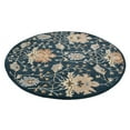 thumbnail image 4 of Rugsotic Carpets Hand Tufted Wool Eco-Friendly Area Rugs - 6'x6', Round, Blue, Modern Contemporary Design, High Pile Handmade Anti Skid Rugs for Living Room, Bed Room (K00522), 4 of 6