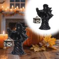 thumbnail image 2 of BinKFF Ghost Lantern, Cracker Barrel Witch Halloween Decorations, Hells Messenger with Lantern, Halloween Resin Witch Statue Garden Light for Home Yard Patio Lawn Decoration, 2 of 8