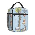 thumbnail image 2 of Winnie Bear P-ooh Reusable Lunch Bags Portable Insulated Lunch Box Tote Bag Cooler Office Picnic, 2 of 9