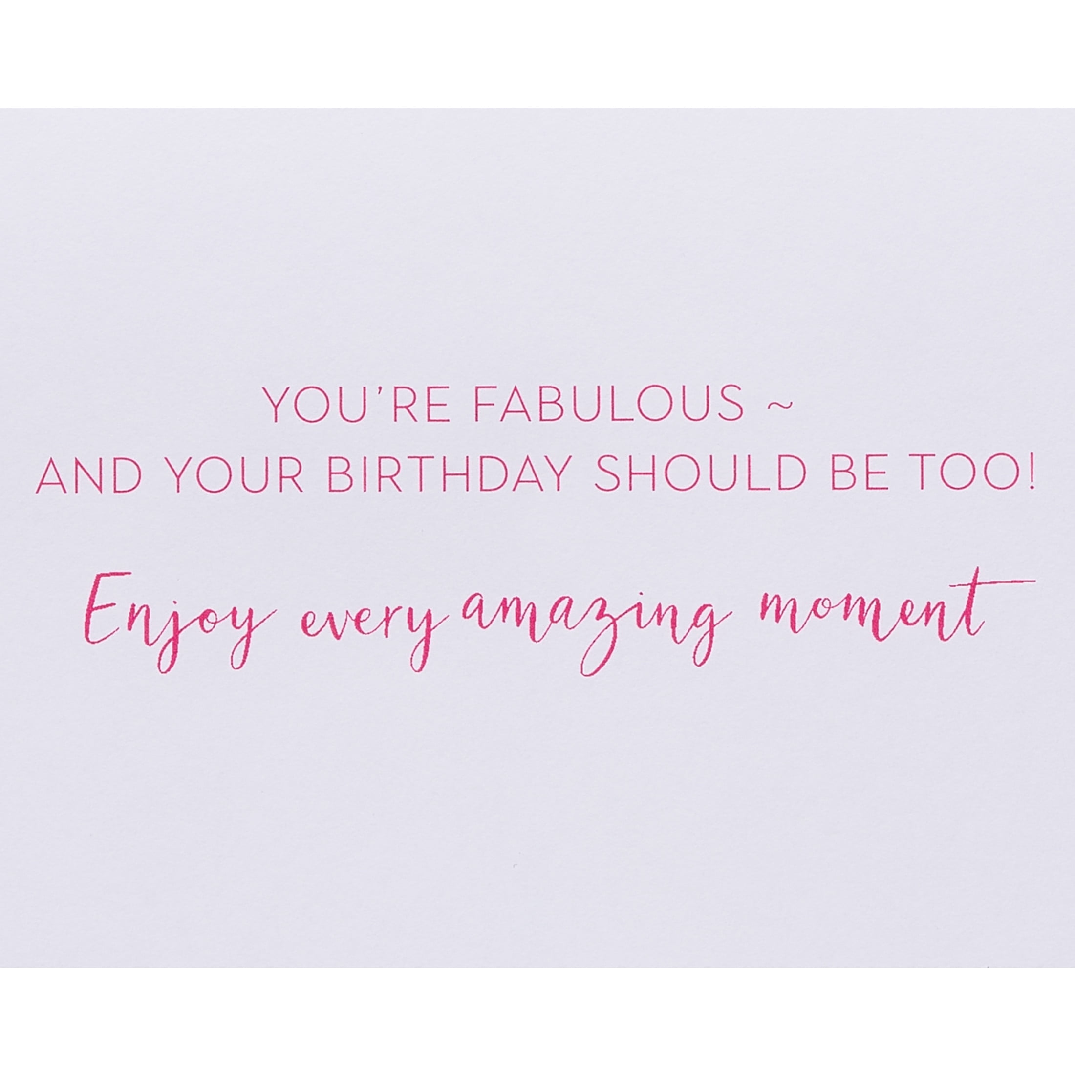Papersong Premium Birthday Card (Fabulous)