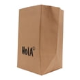 thumbnail image 2 of Paper Bag, Kraft Bag Foldable Durable Large Capacity  For Office Small Size HEY Pattern,Medium Size Heart Pattern,Large Size Bondour Pattern,Extra Large Size HOLA Pattern, 2 of 8
