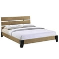 thumbnail image 3 of Modway Rhiannon Diamond Tufted Velvet Wood Queen Bed in Walnut/Charcoal, 3 of 6