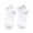 White, variant on SOFTCCLO Womens Socks Ruffle Edge Spring Summer Thin Solid Cotton Short Socks Soft Lightweight Ankle Socks for Women Brick Red One Size