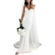 thumbnail image 1 of Vestido de novia SHANDUAO, estilo bohemio, tirantes finos, satén, sirena, 1 of 7