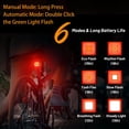 thumbnail image 4 of Luz trasera inteligente para bicicleta, inducción de freno recargable por USB, IPx4 Impermeable, luces de bicicleta, arranque y parada automáticos, luz trasera LED de 6 modos, 4 of 5