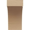 thumbnail image 2 of 6"W x 6"D x 12"H Wide Huntington Rough Cedar Woodgrain TimberThane Corbel, Primed Tan, 2 of 6