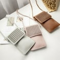 thumbnail image 2 of Womens Crossbody Shoulder Bag Small Cell Phone Purse PU Leather Travel RFID Card Wallet Case Mini Clutch, 2 of 3