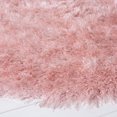 thumbnail image 4 of SAFAVIEH Vegas Aditi Modern Shag Area Rug, 3' x 3' Round, Pink, 4 of 9