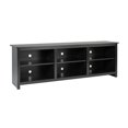 thumbnail image 1 of Atlin Designs 72" TV Stand in Black, 1 of 5