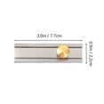 thumbnail image 2 of GOOHOCHY 1 Set Sliding Latch Silver Stainless Steel Anti Theft for Bedroom Locking Homeowners, 2 of 8