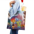 thumbnail image 4 of Elemental Bolso de tela con estampado de lienzo para mujer, bolsa de compras reutilizable y estética, con cremallera interior, regalo para mujer,40*40cm., 4 of 6