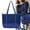Blue, variant on Vikakiooze 2023 Promotion on sale, Women's Handbag, Women's Soft Tote Shoulder Bag, Large Capacity Handbag , Soft Leather Women's Shoulder Bag