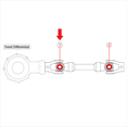 thumbnail image 3 of NEW for Arctic Cat 700 H1 MUD Pro 4X4 2009 2010 2011-2017 Front Drive Shaft U-Joint, 3 of 8