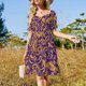 thumbnail image 4 of Vestido de manga corta con perfil de suelo, vestidos elegantes de mujer para boda, vestido elegante, vestido, 4 of 7