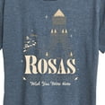 thumbnail image 3 of Disney Wish - Rosas Wish You Were Here - Women's Short Sleeve Graphic T-Shirt, 3 of 5