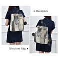 thumbnail image 4 of FORMRS Women's Travel Backpack Purse Anti-Theft Hidden Pockets Casual Shoulder Bag, Blue Cute Cats, 4 of 7