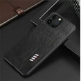 thumbnail image 1 of TONDAR Fashion Leather Texture Shockproof Case Ultra Light Back Cover for iPhone 13 Pro (Black), 1 of 9