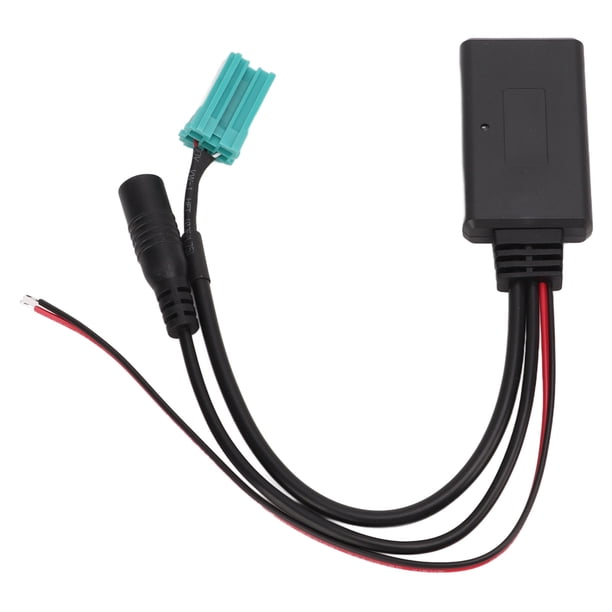 Adaptador de música Bluetooth para automóvil, módulo Bluetooth para automóvil con entrada auxiliar Bluetooth 5.0, adaptador de entrada auxiliar Bluetooth, diseño revolucionario