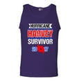 thumbnail image 1 of Hurricane Harvey Survivor Cyclone Symbol 2017 Houston Texas DT Adult Tank Top, 1 of 2