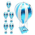 thumbnail image 2 of 6pcs Hot Air Balloon Aluminum Foil Inflatable Balloons for Birthday Parties, Showers, Travel Themed Celebrations & Classroom Decorations, 2 of 4