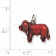 thumbnail image 2 of Beautiful Sterling Silver Enameled Cavalier King Charles Spaniel Charm, 2 of 2