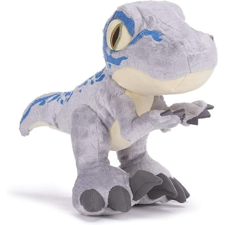 Jurassic World Chunky Baby Blue Velociraptor Dinosaur Soft Plush Toy 25cm