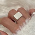 thumbnail image 1 of BF CLUB-Anillo de cadena de Plata de Ley 925 para mujer, joyería de corazón, anillos brillantes hechos a mano abiertos para dedo, antialérgico para regalo de cumpleaños, 1 of 2