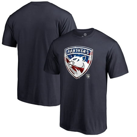 Florida Panthers Banner Wave T-Shirt - Navy