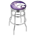 thumbnail image 3 of 25" L7C3C - Chrome Double Ring Texas A&M Swivel Bar Stool with 2.5" Ribbed Accent Ring by Holland Bar Stool Company, 3 of 7