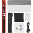 thumbnail image 3 of MGbeauty for iScan Portable Wand Scanner A4 Document Scanner Handheld Scanner 900DPI (Red), 3 of 12