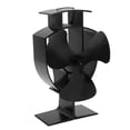 thumbnail image 2 of 3 Blades Fireplace Fan, Efficient Heat Transfer  Device Fireplace Fan High Temperature Resistance Ultra Quiet  For  Buring Stove, 2 of 8