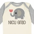 thumbnail image 4 of Inktastic Nicu Graduate Baby Elephant Boys or Girls Long Sleeve Baby Bodysuit, 4 of 5