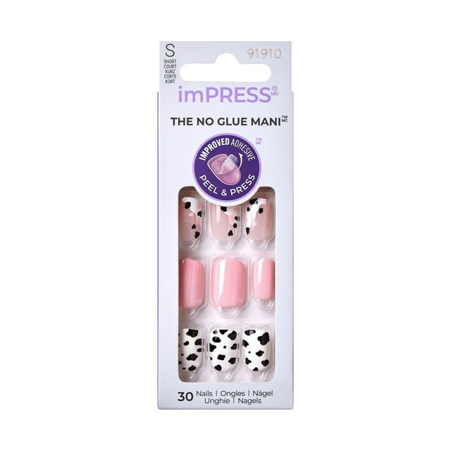 KISS ImPRESS Press-On - Fake Nails, Short