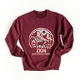 thumbnail image 5 of Zion National Park Two-Toned Circle - Women's Graphic Sweatshirt, 5 of 13