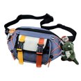 thumbnail image 4 of Mochila de hombro en el pecho, bolsa deportiva con correa ajustable impermeable de gran capacidad para hombres, 4 of 8