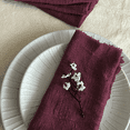 thumbnail image 2 of Servilletas de tela MACAR 8 Pack Lino 100% Algodón Tinto, 2 of 5