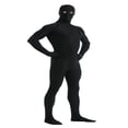 thumbnail image 5 of Traje adulto Hugo Spandex Body Suit Open Eyes Zentai Color negro, 5 of 5