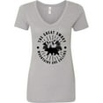 thumbnail image 3 of Inktastic The Great Smoky Mountains Are Calling Women's V-Neck T-Shirt, 3 of 5