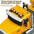thumbnail image 4 of Large Crane Truck Toy for 3+ Years Old Boys Girls, Kids Construction Toys with Sound and Light Friction Powered Transport Truck Crane Vehicle Toy for Toddler Christmas Birthday Gifts, 4 of 7