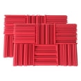 thumbnail image 4 of Paneles de espuma acústica Yotijar 6 piezas 30x30x5cm Absorción de ruido Rojo, 4 of 5