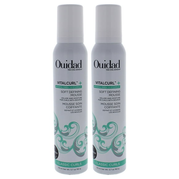 VitalCurl Plus Soft Defining Mousse by Ouidad for Unisex - 5.7 oz Mousse - Pack of 2