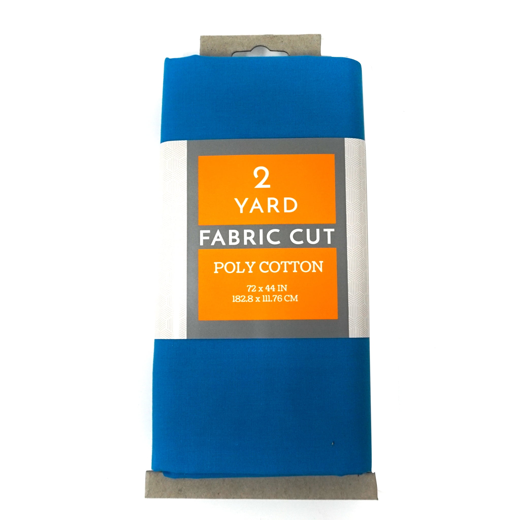 Shason Textile Craft Quilting Poly Cotton 2 Yards Precut Fabric, Turquoise