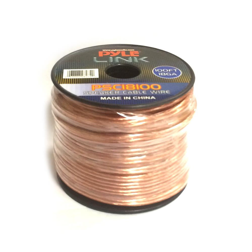 NEW Pyle PSC14250 14 Gauge 250 ft Spool of High Quality Speaker Zip Wire 