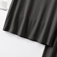 thumbnail image 6 of BWASD Pajamas for Women Set 2 Piece Casual Modal Round Neck Short Sleeve and Pants Pajamas Set Solid Color Large Size Sleepwear Pjs Set Loungewear (Coffee L), 6 of 6