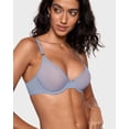 thumbnail image 3 of Sostén INLYRIC Cosnufy Balconette Transparente Azul Luna 34F, 3 of 4