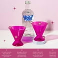 thumbnail image 2 of Set de vasos Martini Paris Hilton de doble pared, 200 ml, color rosa intenso, 2 of 8